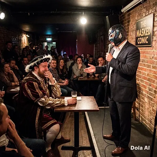 The Masked Comic photo