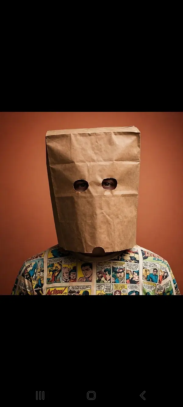 The Masked Comic photo