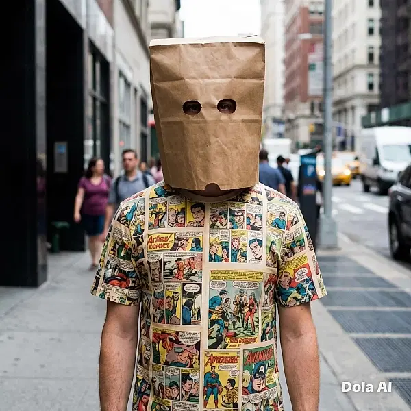 The Masked Comic photo